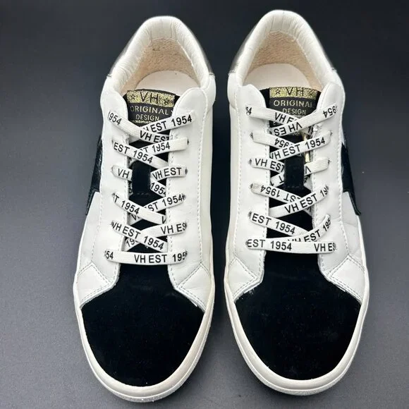 Vintage Havana Gadol Black Star Sneaker Shoes LN Sz 9 Casual Laid Back Luxe - Picture 2 of 5